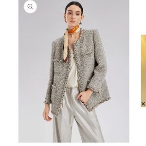 Elegant French Tweed Blazer